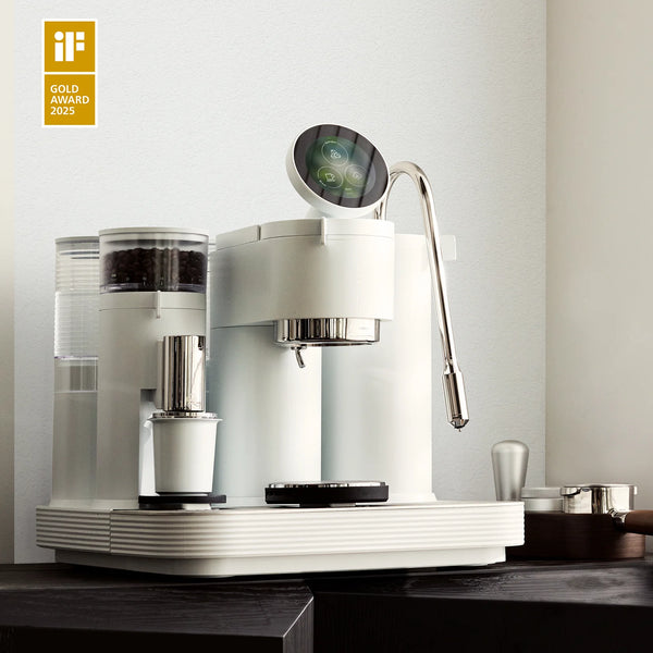 Espresso Machine with combined Grinder Black - Meraki