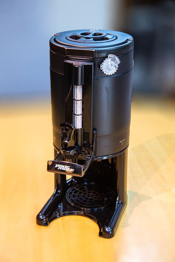 Ceramic Interior Double Wall Vacuum Beverage Dispenser 1Gallon - Pourmate