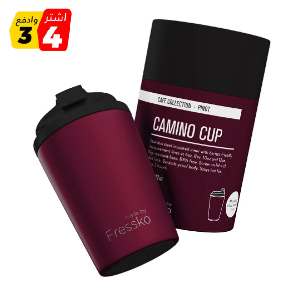 Pinot Ceramic Interior Reusable Cup - Fressko