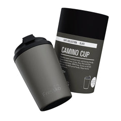 Slate Ceramic Interior Reusable Cup - Fressko