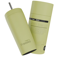 Sherbet Venti 20oz Ceramic Interior Reusable Cup with Titanium Straw - Fressko