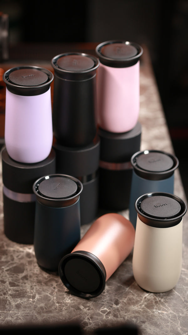 Lagoon 10oz Ceramic Interior Reusable Cup - Brim