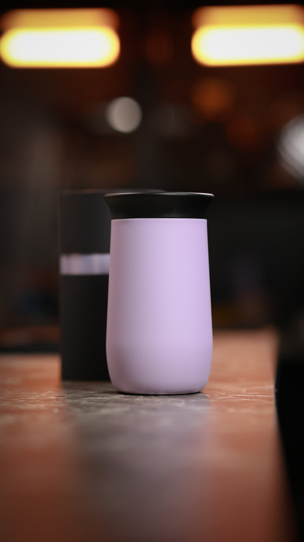 Lavender 10oz Ceramic Interior Reusable Cup - Brim