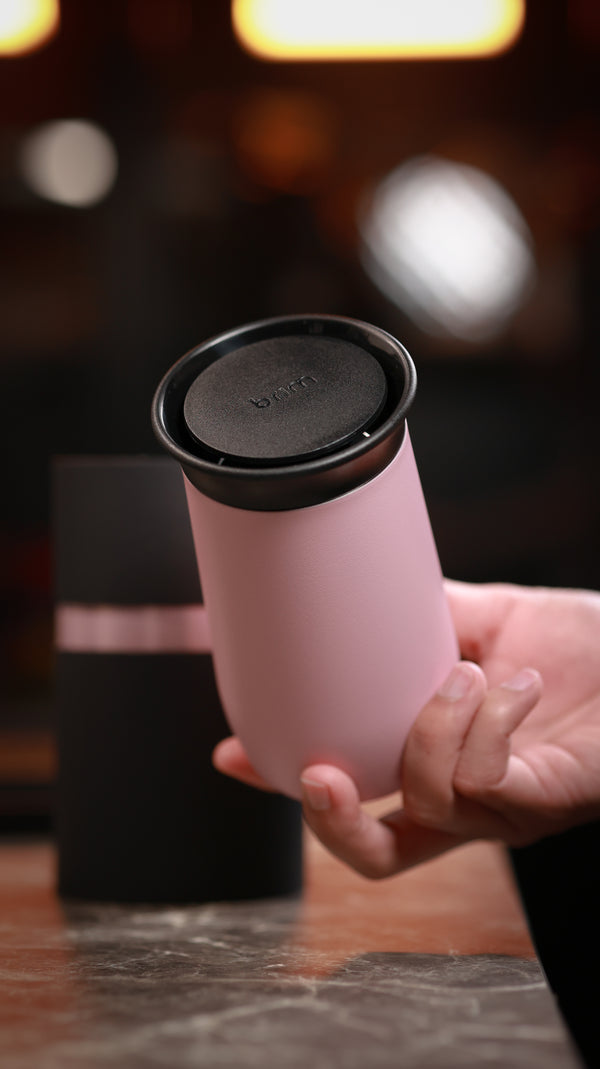 Blush 10oz Ceramic Interior Reusable Cup - Brim