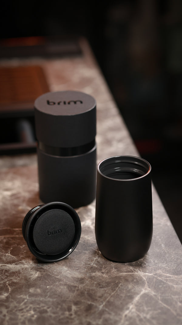 Shadow 10oz Ceramic Interior Reusable Cup - Brim