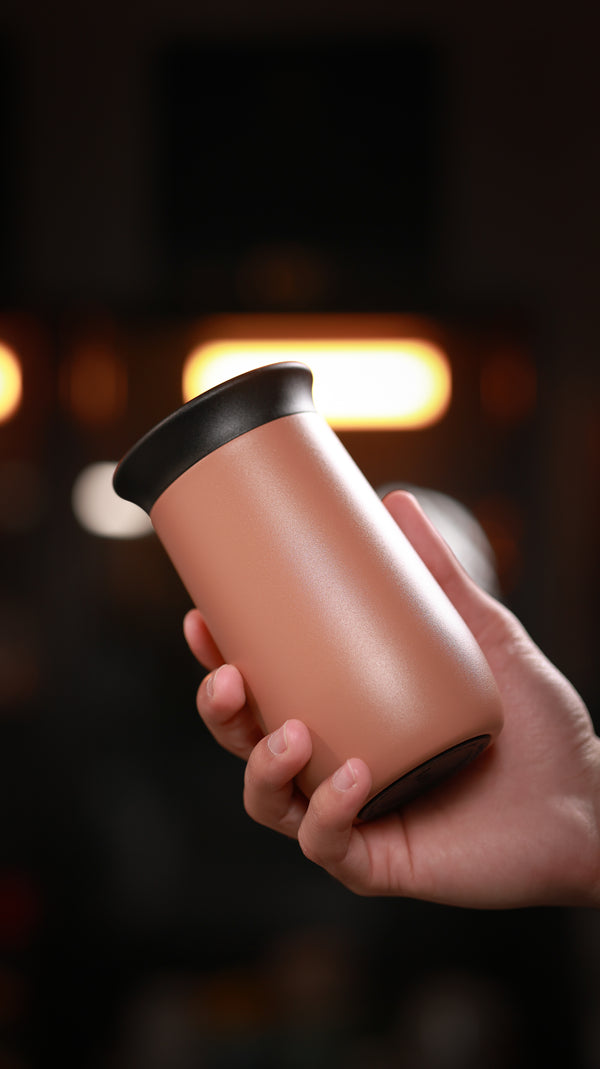 Amber 10oz Ceramic Interior Reusable Cup - Brim