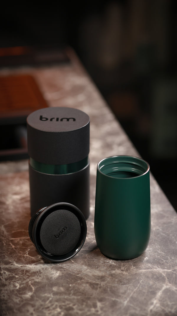 Oasis 10oz Ceramic Interior Reusable Cup - Brim