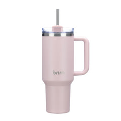 Large Travel Mug with Straw 40oz Baby Pink - Brim