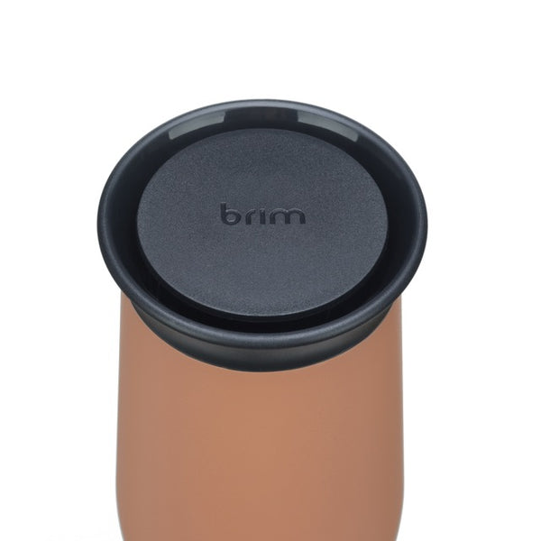 Amber 10oz Ceramic Interior Reusable Cup - Brim