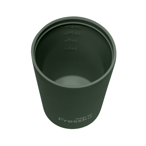 Khaki Ceramic Interior Reusable Cup - Fressko