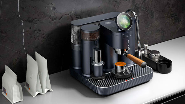 Espresso Machine with combined Grinder Black - Meraki