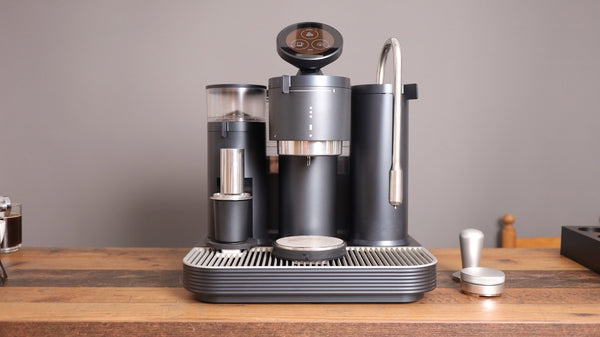 Espresso Machine with combined Grinder Black - Meraki
