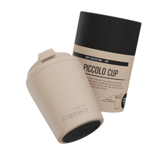 Piccolo Oat 4oz Stainless Steel Reusable Cup - Fressko
