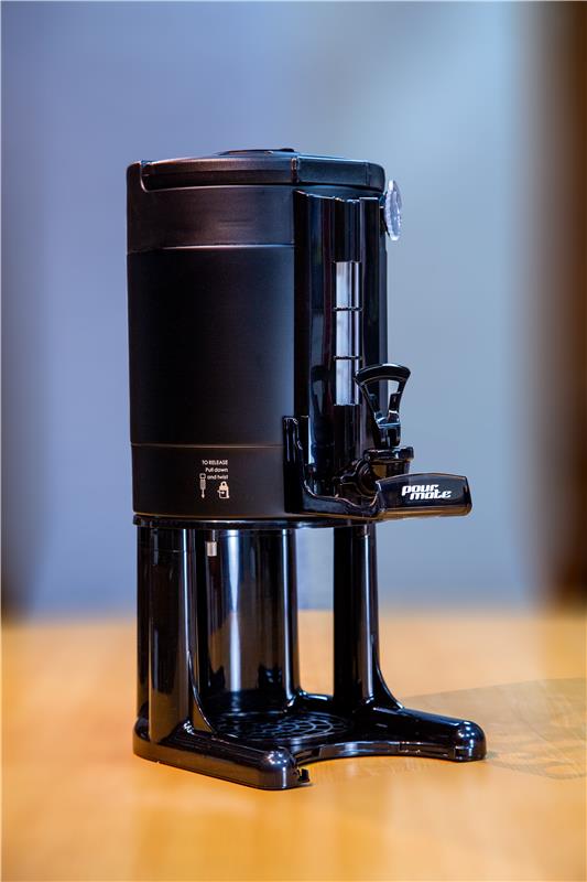 Ceramic Interior Double Wall Vacuum Beverage Dispenser 1Gallon - Pourmate