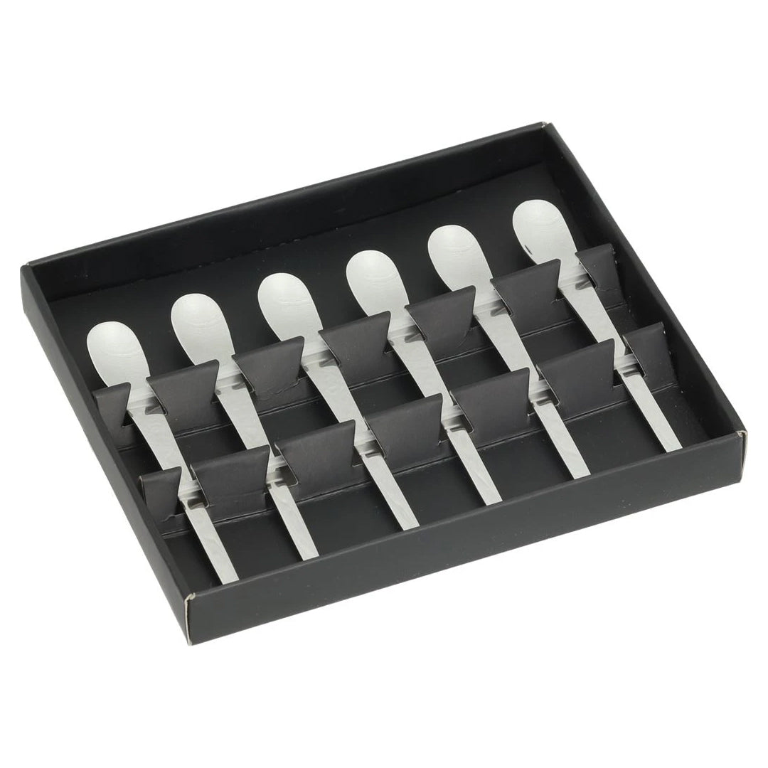 Set of 6 Stateliness Steel Espresso Spoons - Joefrex - Specialty Hub
