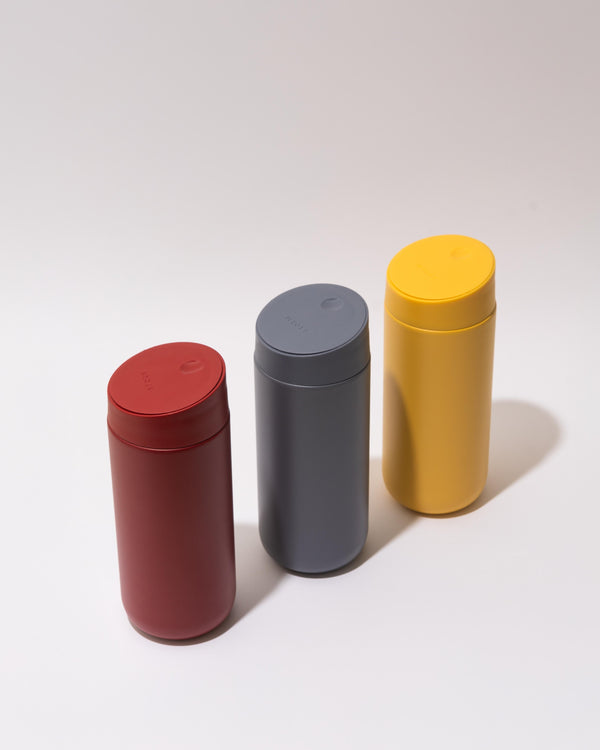 Carter Matte Yellow 16oz Reusable Cup - STORM