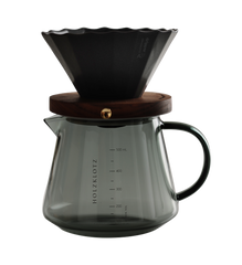 Line drip server (3 cups) Smoky - HOLZKLOTZ - Specialty Hub