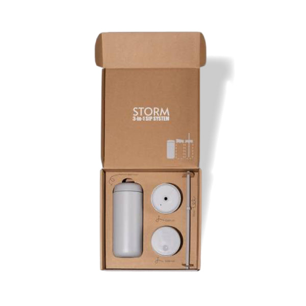 Carter Matte Gray 16oz Reusable Cup - STORM