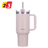 Large Travel Mug with Straw 40oz Baby Pink - Brim