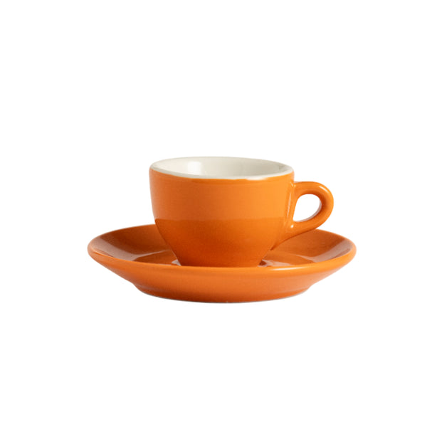 Perugia Porcelain Espresso Cup and Saucer Bi Color 65ml - IPA