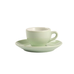Perugia Porcelain Espresso Cup and Saucer Bi Color 65ml - IPA