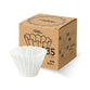 Wave Shape Coffee Paper Filter 185 (100 Sheets) - Pourmate