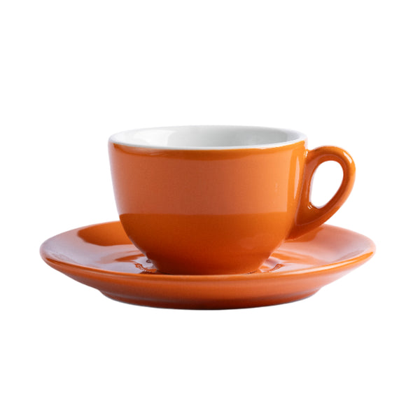 Perugia Porcelain Cappuccino Cup and Saucer Bi Color 210ml - IPA