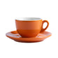 Perugia Porcelain Cappuccino Cup and Saucer Bi Color 210ml - IPA