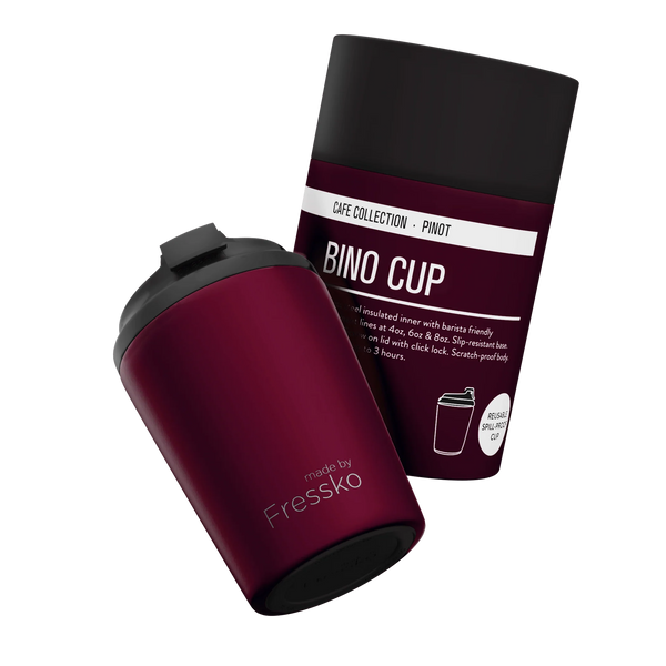 Pinot Ceramic Interior Reusable Cup - Fressko