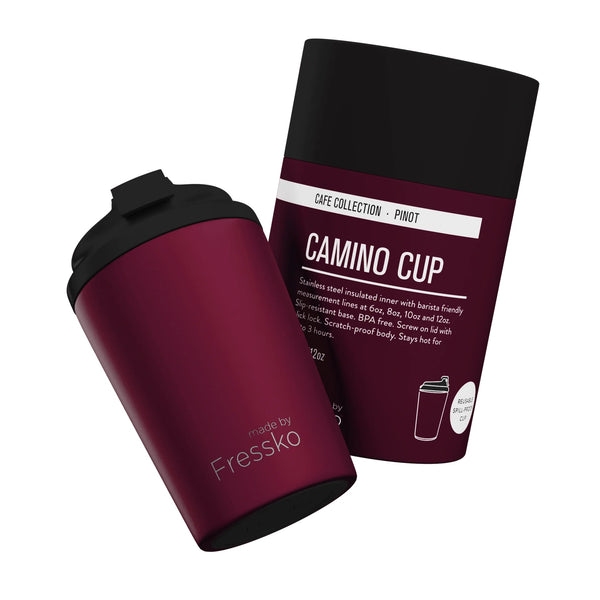 Pinot Ceramic Interior Reusable Cup - Fressko