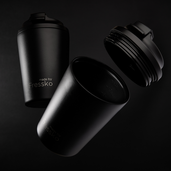 Coal Ceramic Interior Reusable Cup - Fressko