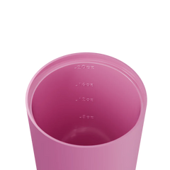 Bubblegum Venti 20oz Ceramic Interior Reusable Cup with Titanium Straw - Fressko