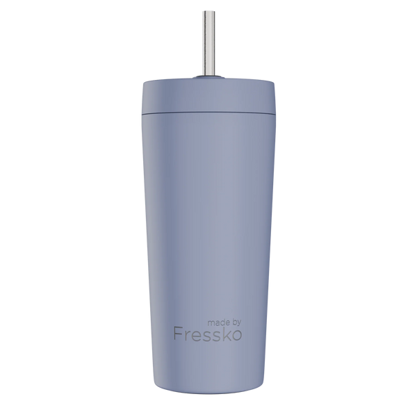 Grape Venti 20oz Ceramic Interior Reusable Cup with Titanium Straw - Fressko
