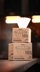 Wave Shape Coffee Paper Filter 185 (100 Sheets) - Pourmate