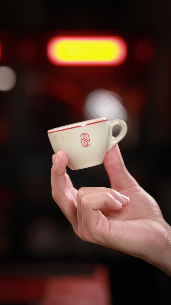 Perugia Porcelain Espresso Cup and Saucer 65ml - IPA