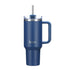 Large Travel Mug with Straw 40oz Navy Blue - Brim