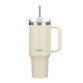 Large Travel Mug with Straw 40oz Ivory - Brim