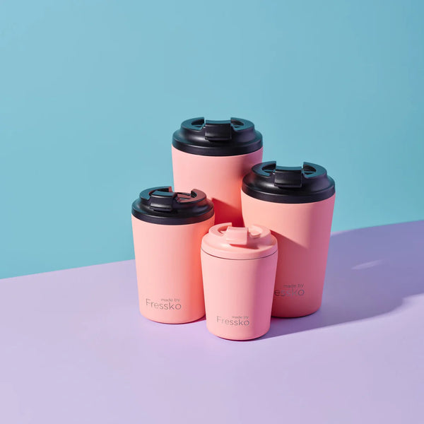 Piccolo Peachy 4oz Stainless Steel Reusable Cup - Fressko