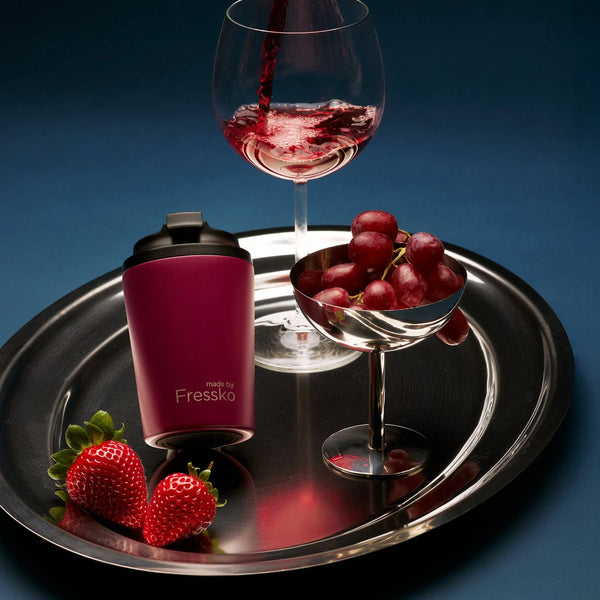 Pinot Ceramic Interior Reusable Cup - Fressko