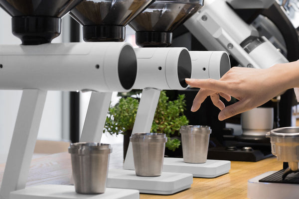 ORION mini Bean Doser Matte White - Acaia