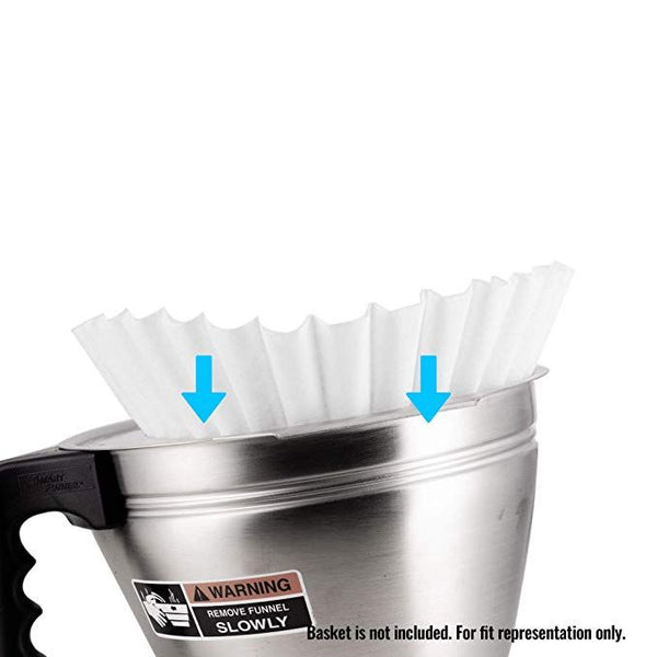 F003 Coffee Paper Filters 9 3/4