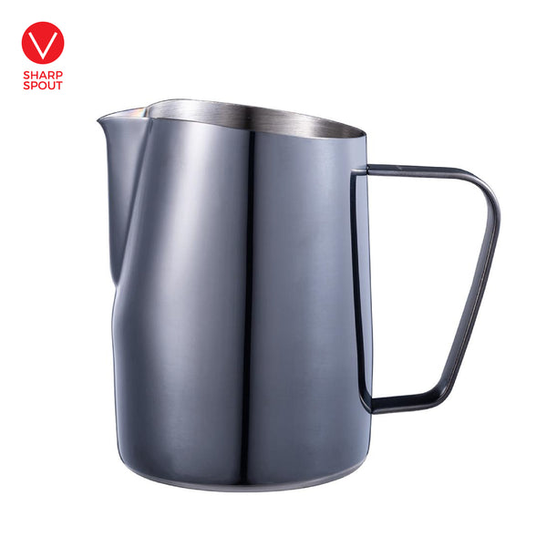 Space Black Sharp Milk Pitcher 420 ml - Tache - Specialty Hub