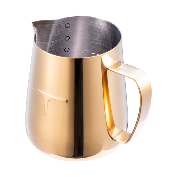 Gold Shrap Milk Pitcher 380ml Pitcher - Tache - Specialty Hub