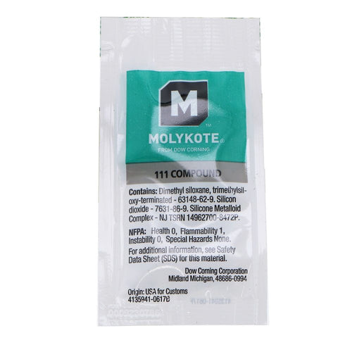 Food Grade 111 Lubricant -  6 gram package  - Molykote - Specialty Hub