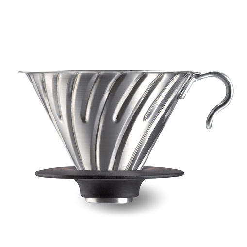 V60 Metal Dripper 02 Stainless steel- Hario - Specialty Hub