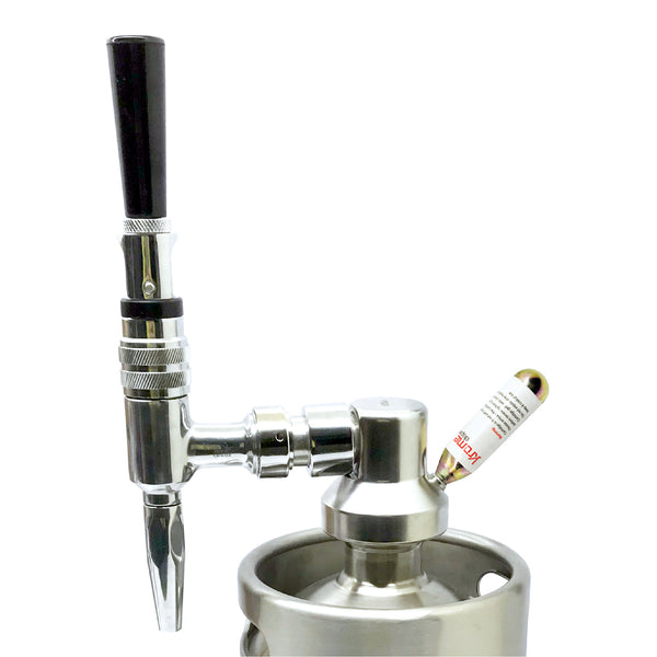 C3026 - Stout Tap system with 2-liter Keg - Krome - Specialty Hub