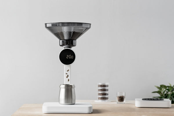 ORION Bean Doser MATTE WHITE- Acaia - Specialty Hub