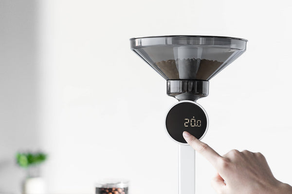 ORION Bean Doser MATTE WHITE- Acaia - Specialty Hub